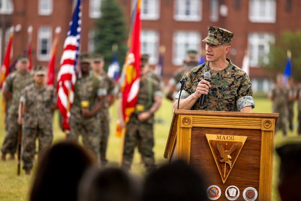 MACG-48 Change of Command