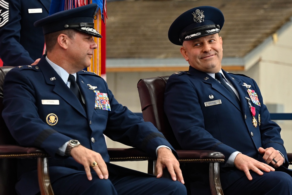 8th AF and J-GSOC commander attends 28th Bomb Wing Change of Command