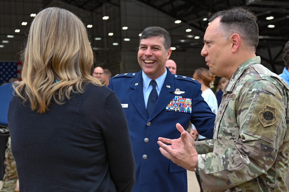 8th AF and J-GSOC commander attends 28th Bomb Wing Change of Command