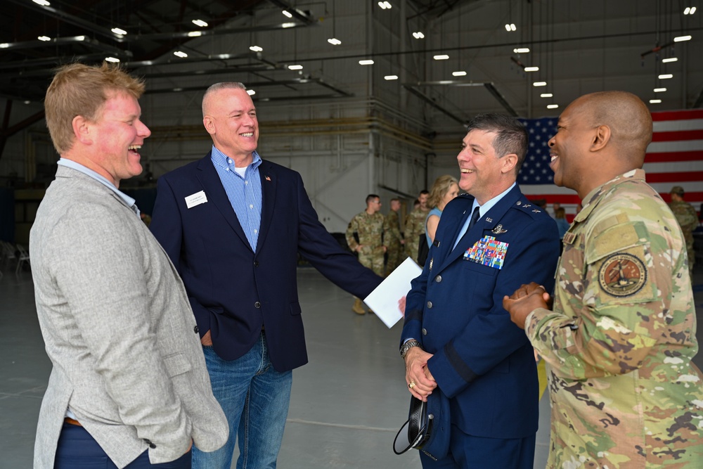 8th AF and J-GSOC commander attends 28th Bomb Wing Change of Command