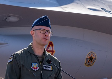 Nellis welcomes F-16 static display honoring aggressor heritage