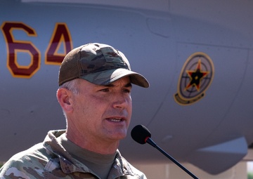 Nellis welcomes new F-16 static display honoring aggressor heritage