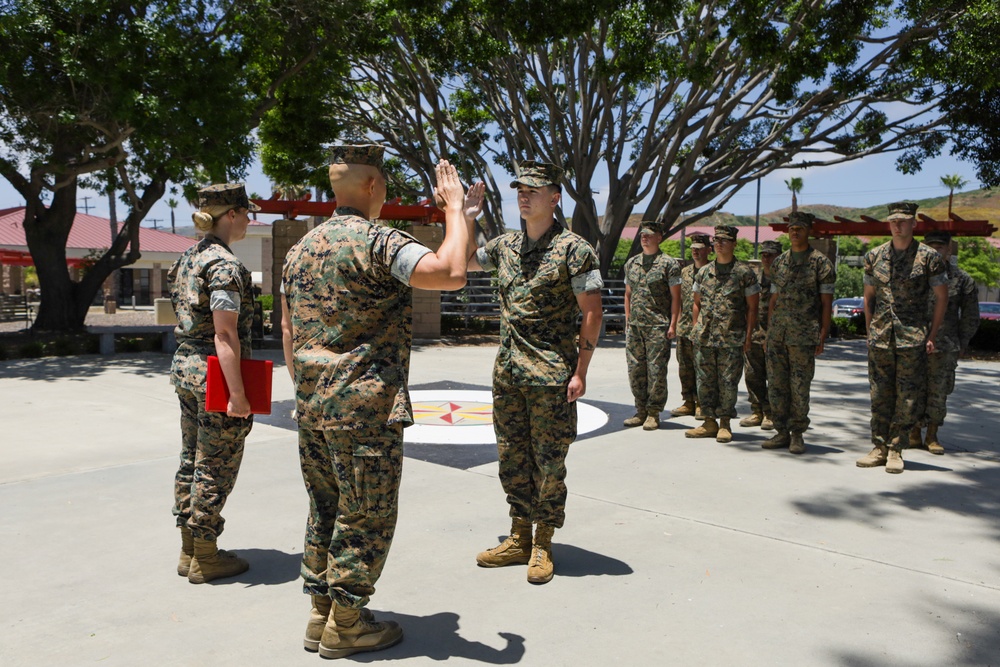 DVIDS - Images - I MIG Marines reenlist under Commandant's Retention ...