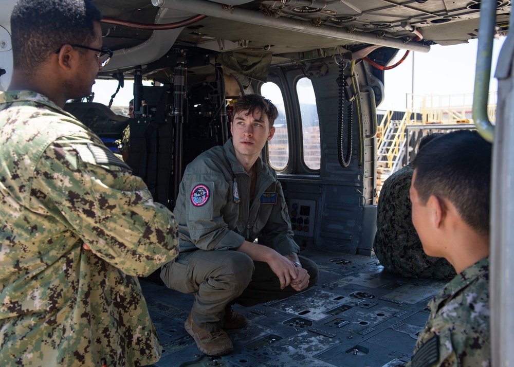 HSC-23 hosts USNA and NROTC midshipmen, June 22.
