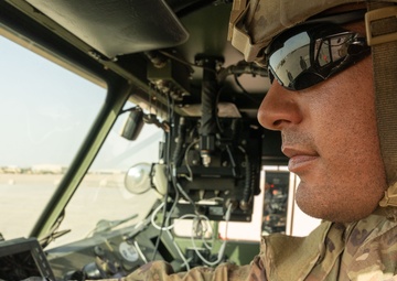 Autonomous Vehicle unloaded by Charlie Company 142nd DSSB