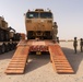 Autonomous Vehicle unloaded by Charlie Company 142nd DSSB