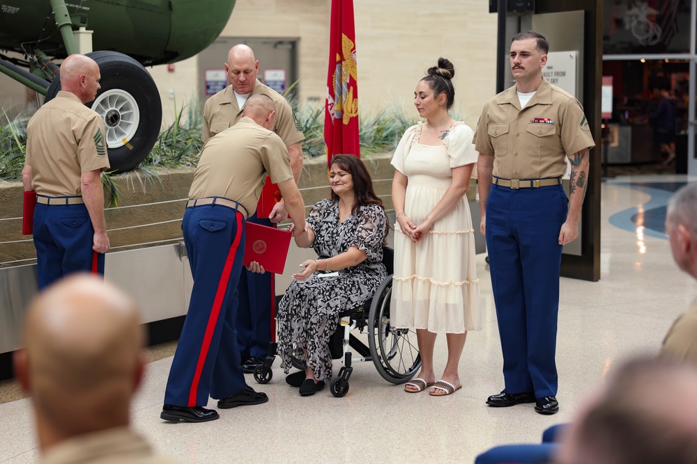 Master Gunnery Sgt. McGuire’s Retirement Ceremony