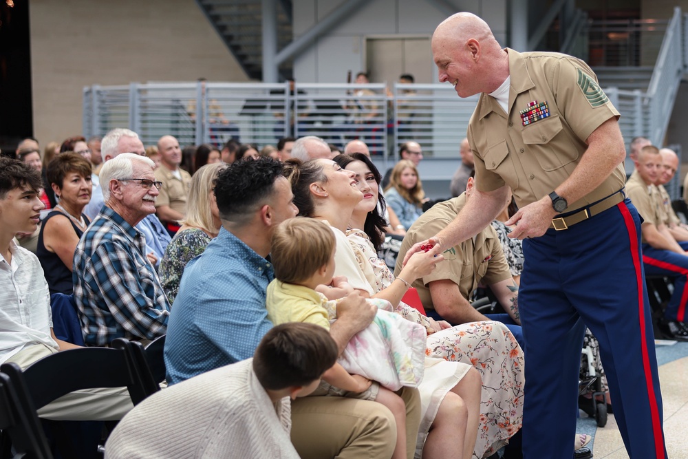 Master Gunnery Sgt. McGuire’s Retirement Ceremony