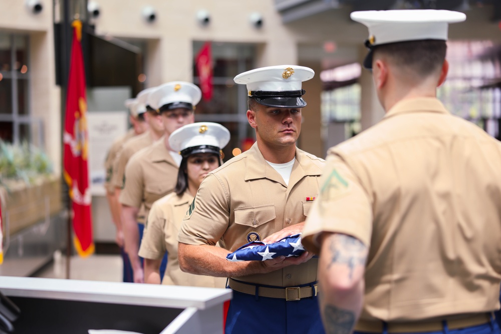 Master Gunnery Sgt. McGuire’s Retirement Ceremony