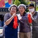 Unit Ministry Team and volunteers cook Kimchi for people in need of assistance.