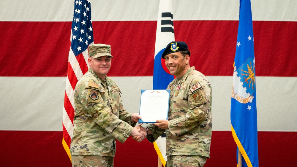 8th Security Forces Squadron Change of Command