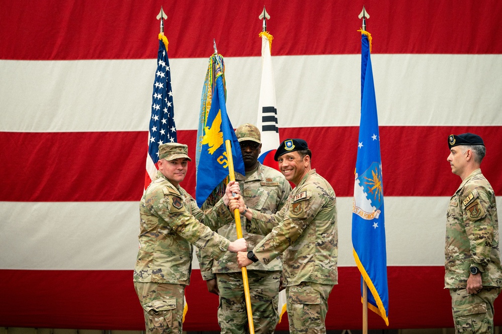 8th Security Forces Squadron Change of Command