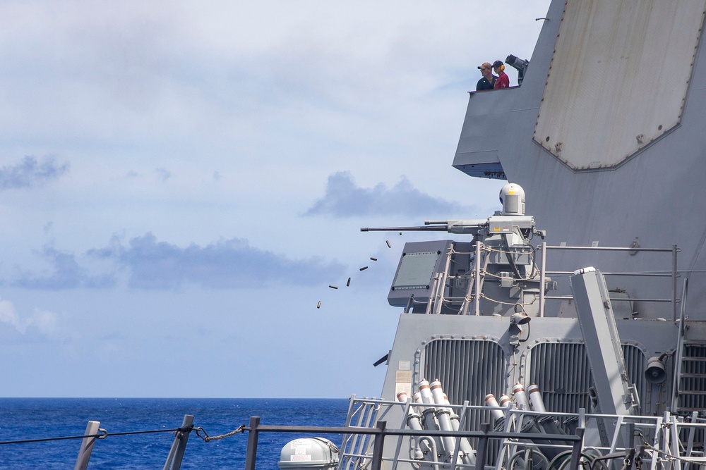 USS John Finn (DDG 113) Conducts Live-Fire Gunnery Exercise