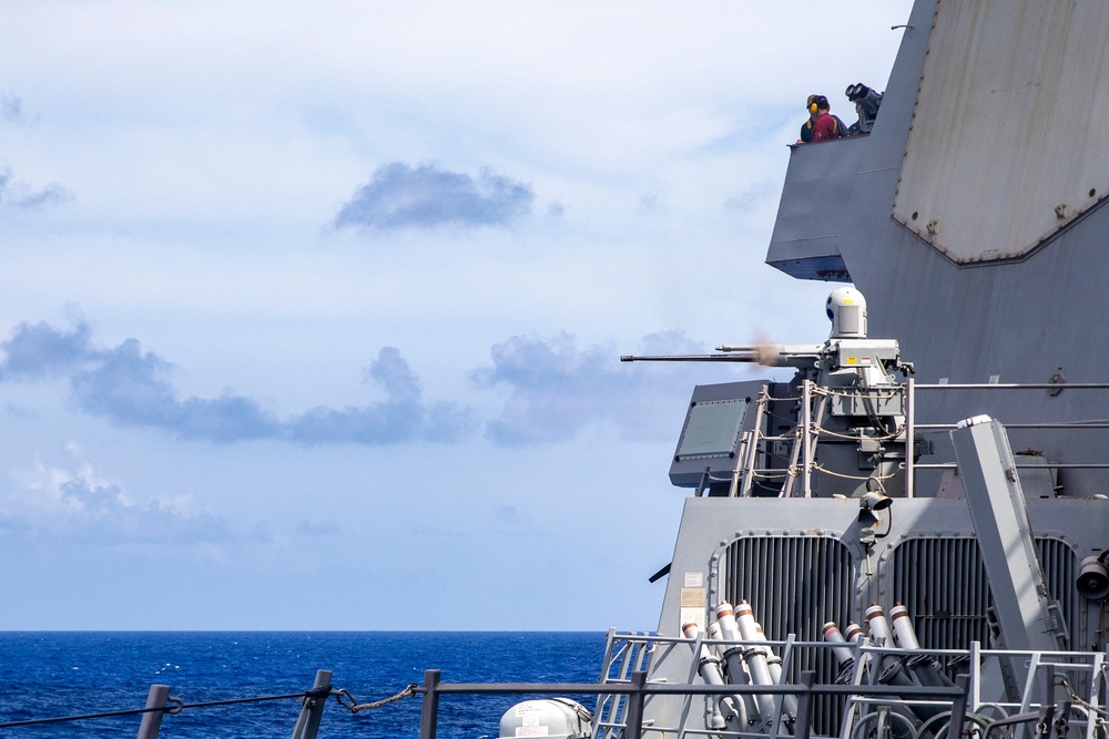 USS John Finn (DDG 113) Conducts Live-Fire Gunnery Exercise