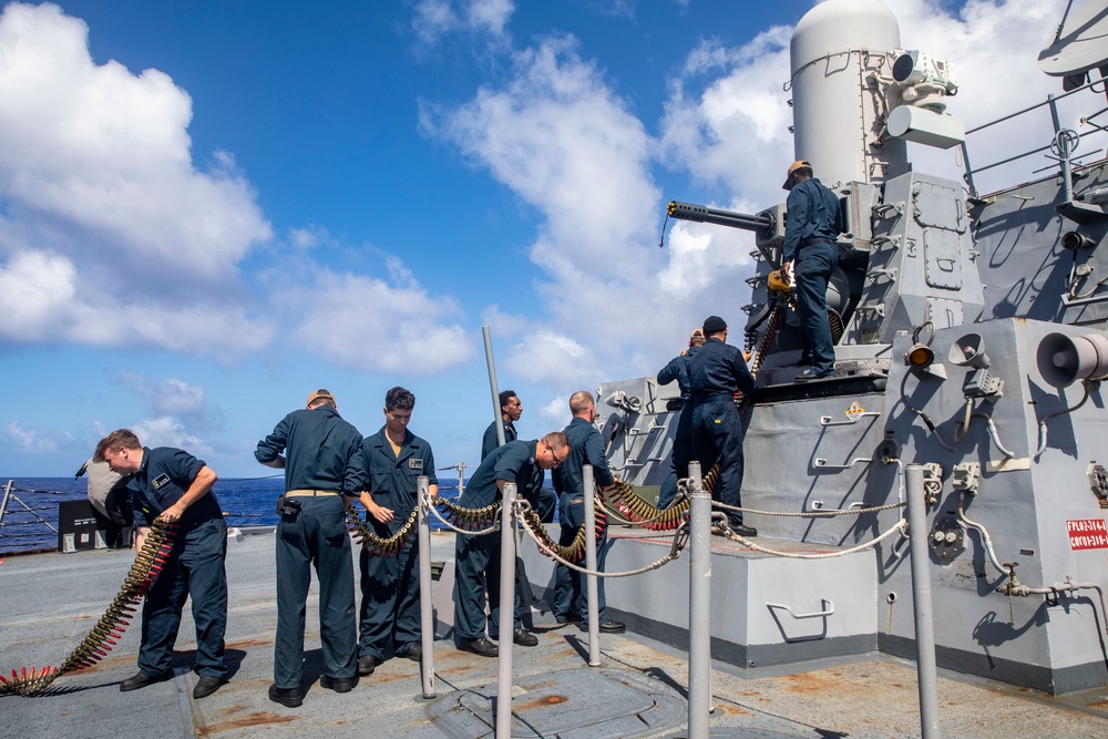 USS John Finn (DDG 113) Conducts Live-Fire Gunnery Exercise