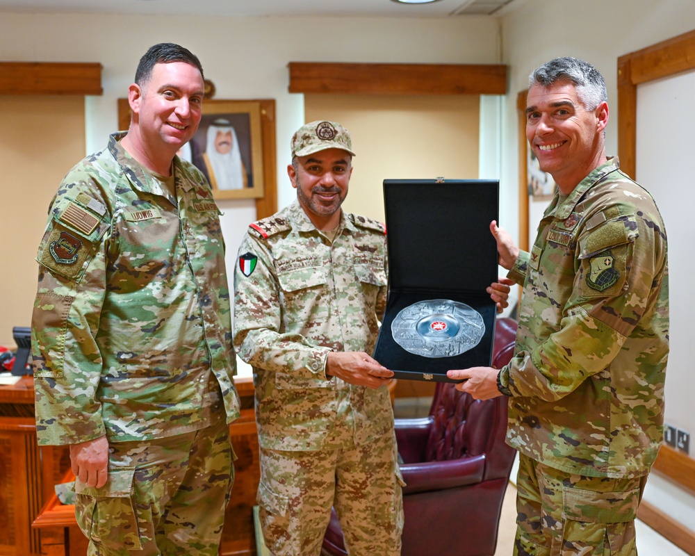 386 AEW Leadership Visit Host Nation Partners