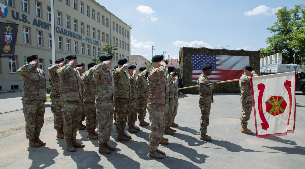 U.S. Army Garrison Poland change of command