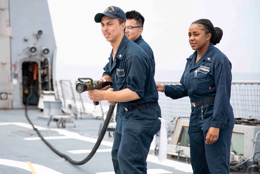 DVIDS - Images - Sailors conduct simulated drills aboard USS Ralph ...