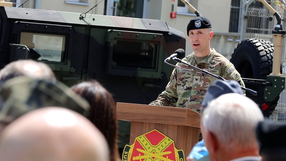 USAG Poland holds first change of command