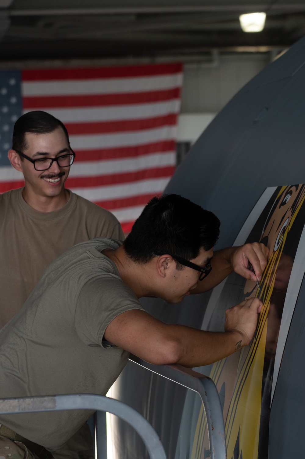MacDill KC-135 Stratotanker Nose Art for Operation Centennial Contact