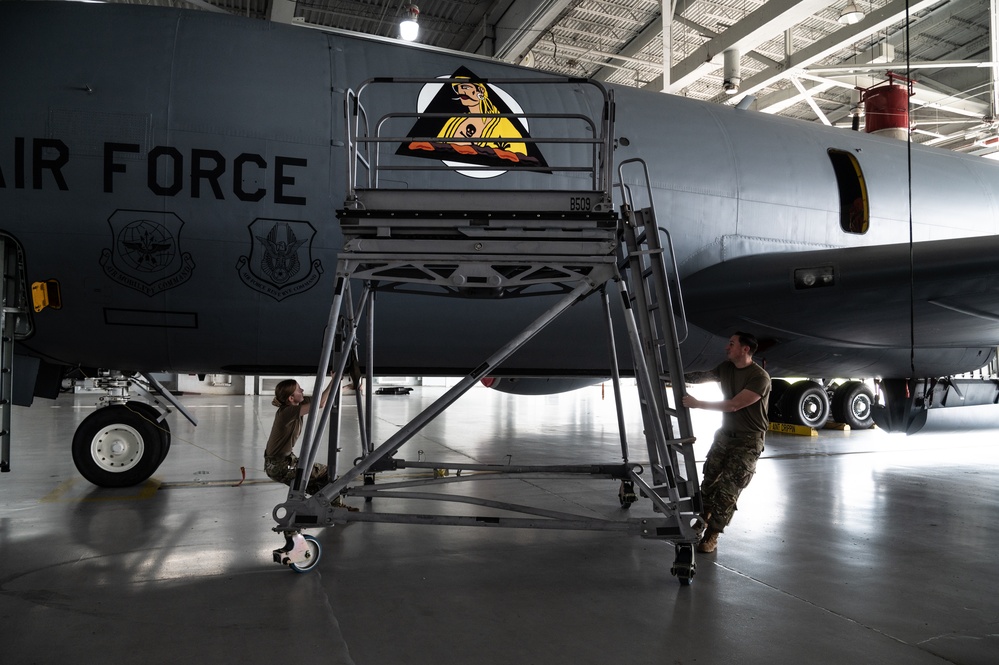 MacDill KC-135 Stratotanker Nose Art for Operation Centennial Contact