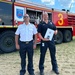 Garrison Wiesbaden firefighter honored by German state of Hesse Minister President