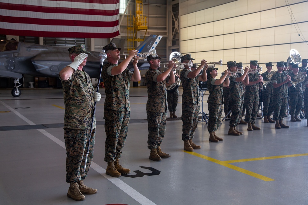 VMFAT-501 Change of Command ceremony