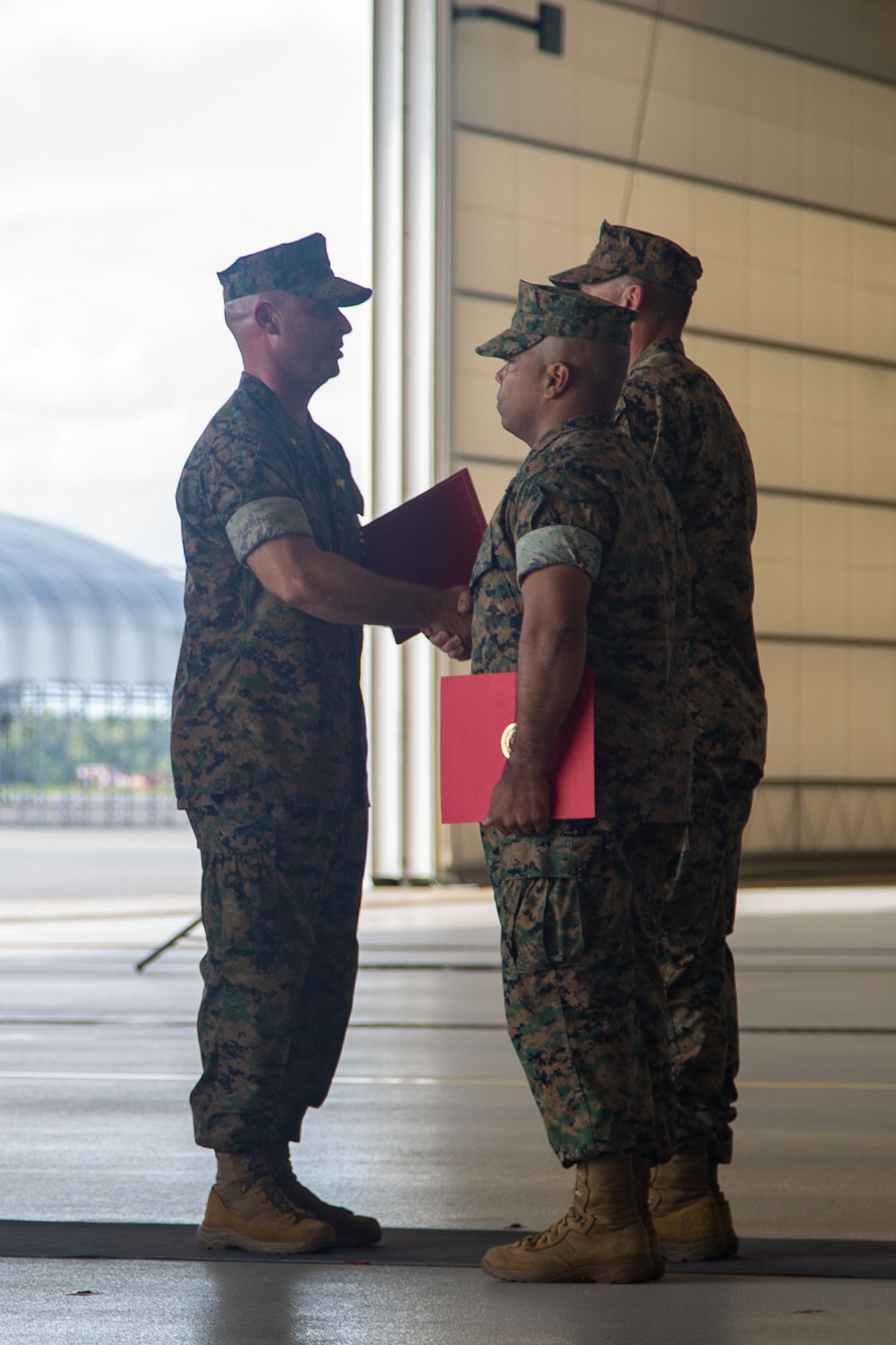 VMFAT-501 Change of Command ceremony