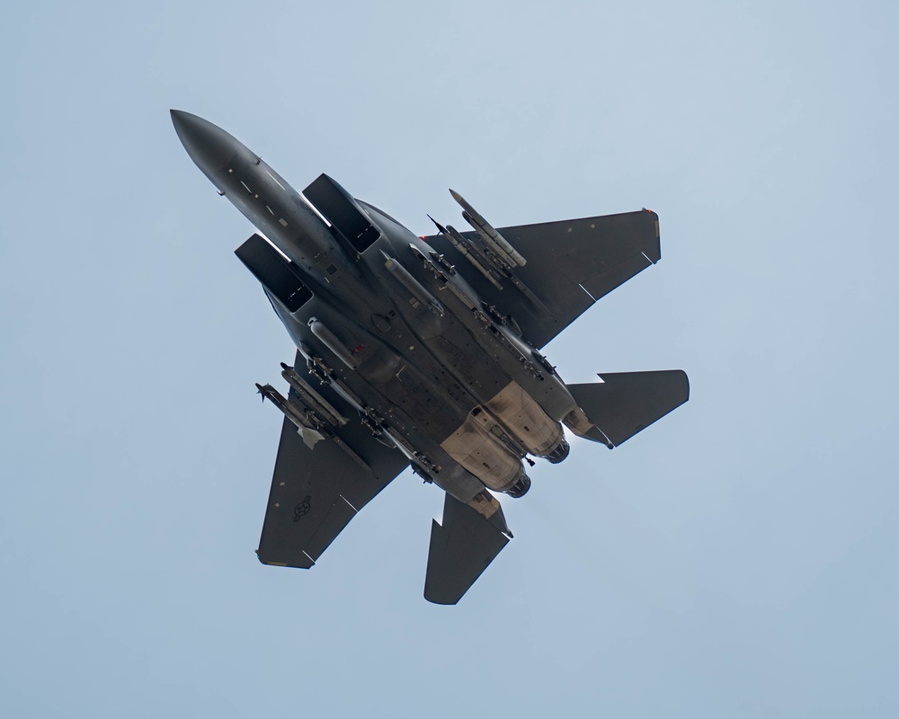 Rapid Ascent; F-15E’s Take Off