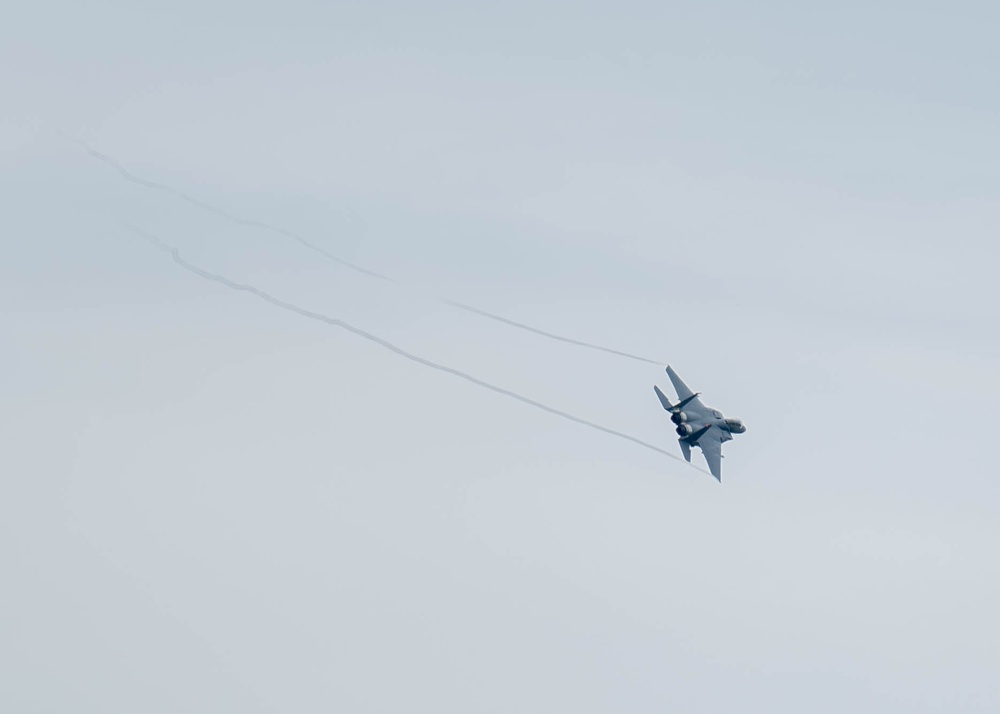 Rapid Ascent; F-15E’s Take Off