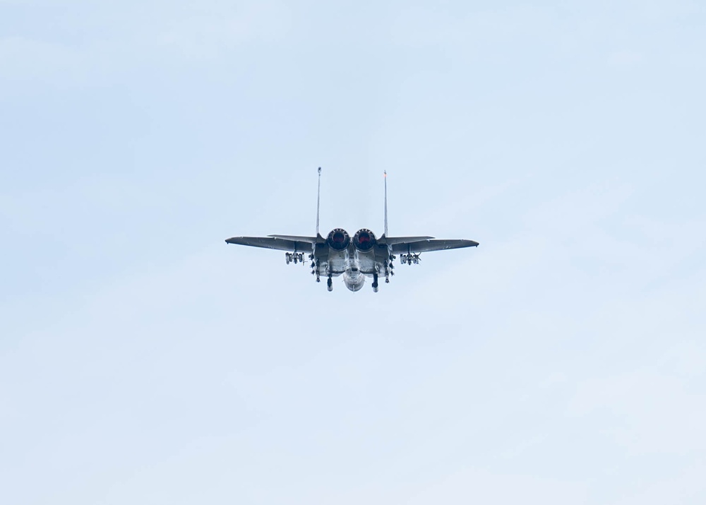 Rapid Ascent; F-15E’s Take Off