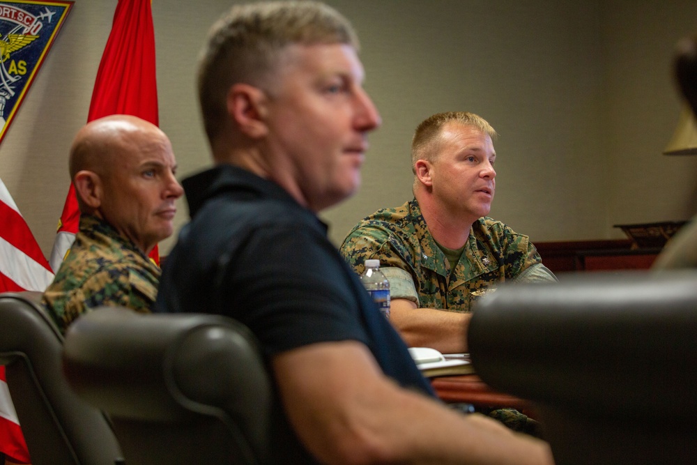 Congresswoman Nancy Mace's staff members visit MCAS Beaufort