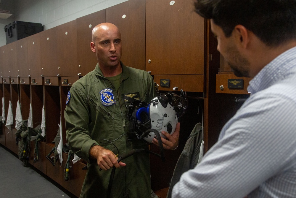 Congresswoman Nancy Mace's staff members visit MCAS Beaufort