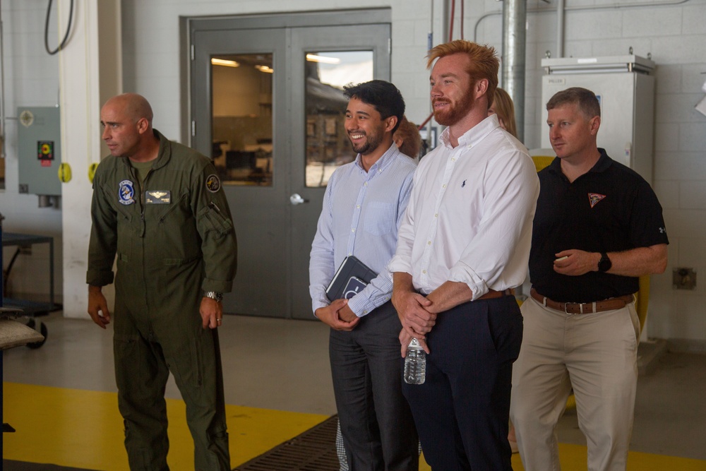 Congresswoman Nancy Mace's staff members visit MCAS Beaufort