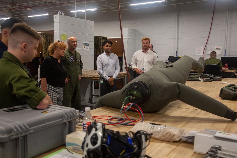 Congresswoman Nancy Mace's staff members visit MCAS Beaufort