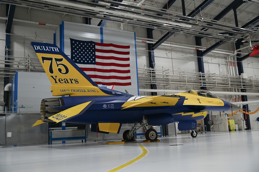 148th Fighter Wing unveils 75th Anniversary heritage jet