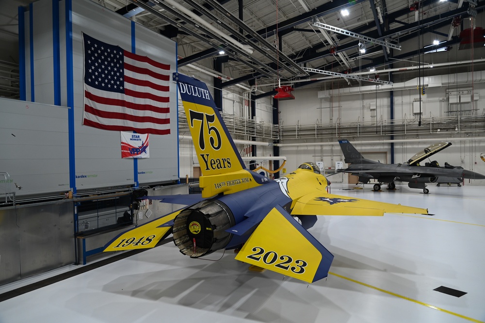 148th Fighter Wing unveils 75th Anniversary heritage jet