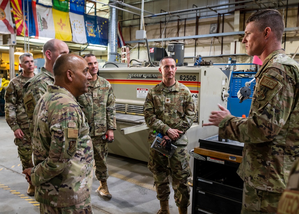 378 AEW Commander Visits Ali Al Salem AB