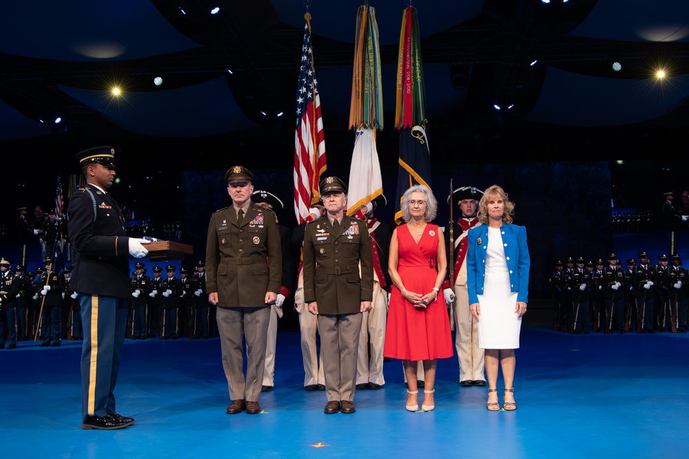 Special Retirement Review in honor of Chaplain, Maj. Gen. Thomas L. Solhjem