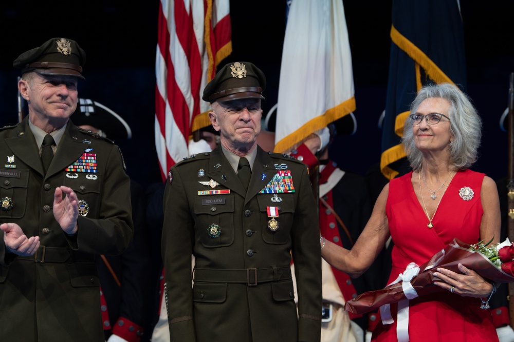 Special Retirement Review in honor of Chaplain, Maj. Gen. Thomas L. Solhjem