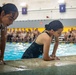 Recruits Test for the Swim Qualification at US Navy Recruit Training Command