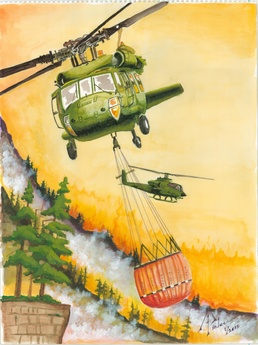 The Art of Fly: Guard member shares passion for aviation and art with his fellow service members