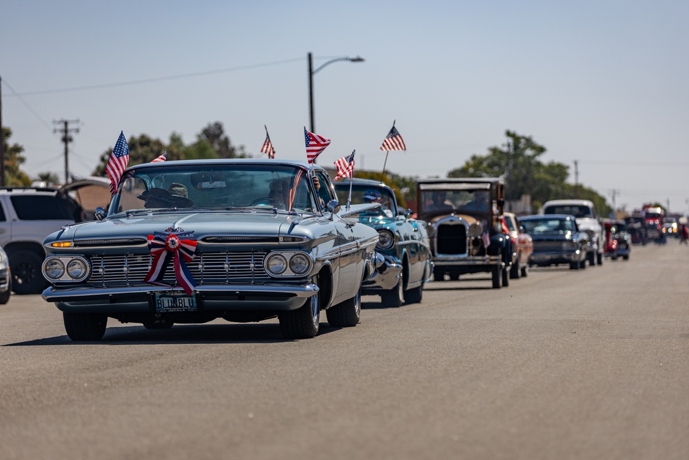 Combat Center Marines and Sailors participate in Grubstake Days Parade