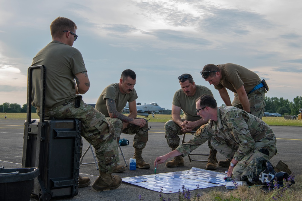 104FW implements Agile Combat Employment strategy during Air Defender 2023