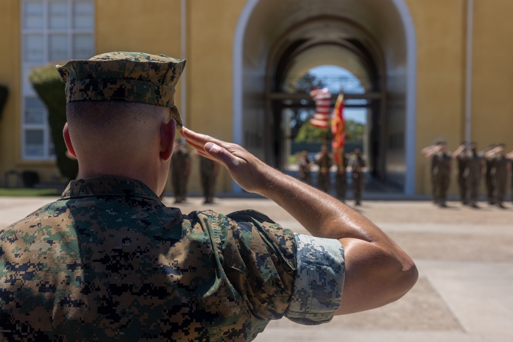 Headquarters and Service Battalion Change of Command