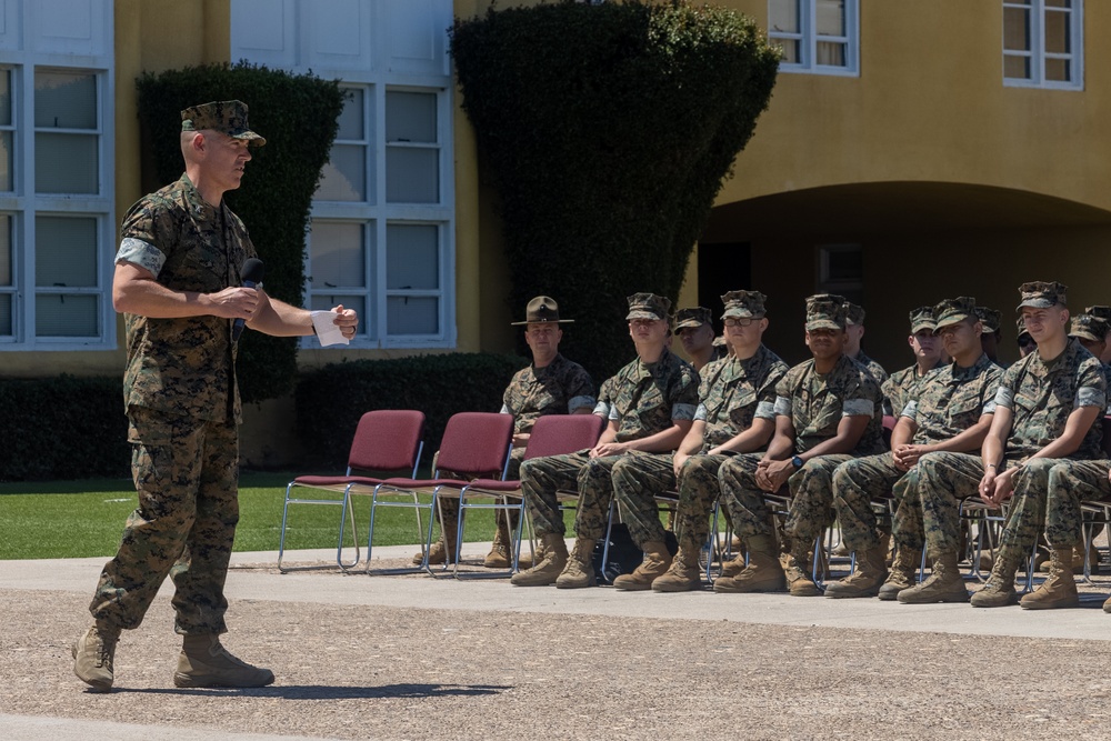 Headquarters and Service Battalion Change of Command