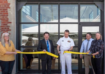 Ribbon cutting celebrates reopening of NUWC Division, Keyport’s oldest building