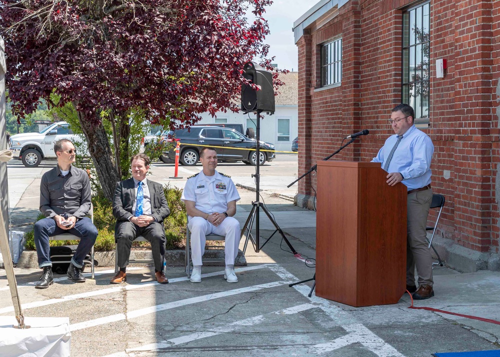 Ribbon cutting celebrates reopening of NUWC Division, Keyport’s oldest building