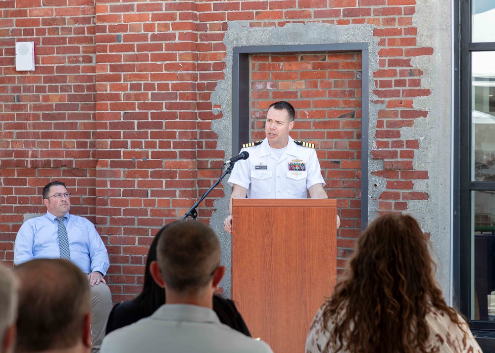 Ribbon cutting celebrates reopening of NUWC Division, Keyport’s oldest building