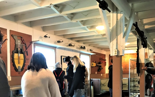 2019 Tour for Better Futures High School at Fort McCoy Commemorative Area